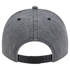Minnesota Wild New Era Throwback Washed A-Frame Pre-Curved 9FIFTY Snapback Hat Charcoal