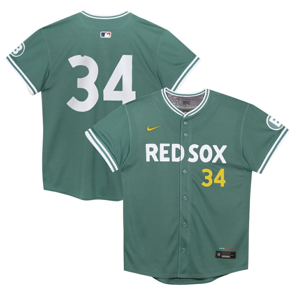 David Ortiz Boston Red Sox Preschool 2025 City Connect Limited Retired Player Jersey Green | Nike