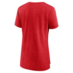 Cincinnati Reds Women's Arch Tri-Blend T-Shirt Red