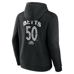 Mookie Betts Los Angeles Dodgers Mister Cartoon Name & Number Pullover Hoodie Black