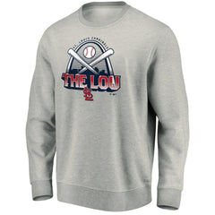 St. Louis Cardinals Heater Pullover Sweatshirt Gray