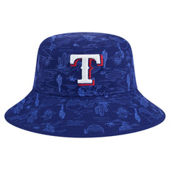 Texas Rangers 2025 Spring Training All Over Print Bucket Hat Dark Blue | New Era