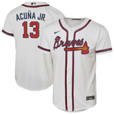 Ronald Acuna Jr. Atlanta Braves Youth Home Replica Player Jersey - White