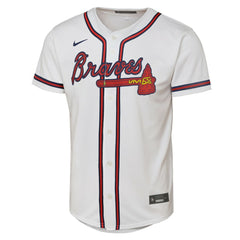 Ronald Acuna Jr. Atlanta Braves Youth Home Replica Player Jersey - White