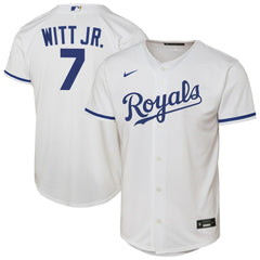 Bobby Witt Jr. Kansas City Royals Youth Home Replica Player Jersey - White