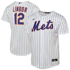 Francisco Lindor New York Mets Youth Home Replica Player Jersey White | Nike