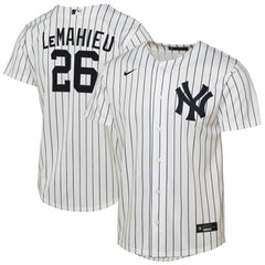 DJ LeMahieu New York Yankees Youth Home Replica Player Jersey - White