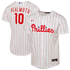 J.T. Realmuto Philadelphia Phillies Youth Home Replica Player Jersey - White