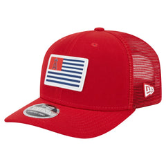 Los Angeles Angels Flag 9SEVENTY Stretch-Snap Hat Red | New Era
