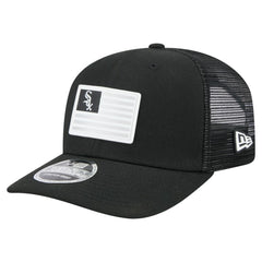 Chicago White Sox Flag 9SEVENTY Stretch-Snap Hat Black | New Era