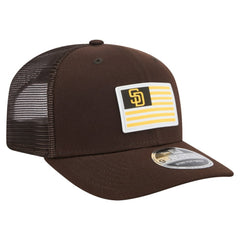 San Diego Padres Flag 9SEVENTY Stretch-Snap Hat Brown | New Era