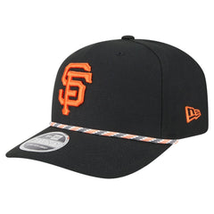 San Francisco Giants Multi-Rope 9SEVENTY Stretch-Snap Hat Black | New Era