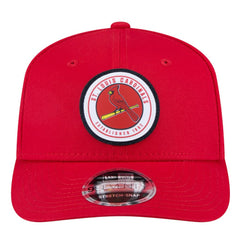 St. Louis Cardinals Circle Patch 9SEVENTY Stretch-Snap Hat Red | New Era