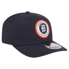 Detroit Tigers Circle Patch 9SEVENTY Stretch-Snap Hat Navy | New Era