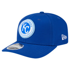 Kansas City Royals Circle Patch 9SEVENTY Stretch-Snap Hat Royal | New Era