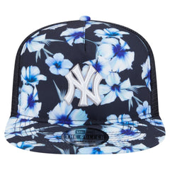 New York Yankees Adventure Pattern Golfer Trucker Snapback Hat Navy | New Era