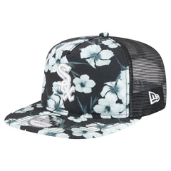 Chicago White Sox Adventure Pattern Golfer Trucker Snapback Hat Black | New Era