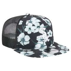 Chicago White Sox Adventure Pattern Golfer Trucker Snapback Hat Black | New Era