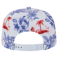 Los Angeles Angels Printed Island Golfer Snapback Hat White | New Era