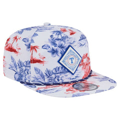 Texas Rangers Printed Island Golfer Snapback Hat White | New Era