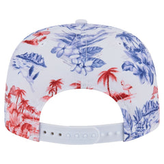 Texas Rangers Printed Island Golfer Snapback Hat White | New Era