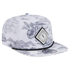 Chicago White Sox Printed Island Golfer Snapback Hat White | New Era