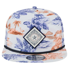 Houston Astros Printed Island Golfer Snapback Hat White | New Era
