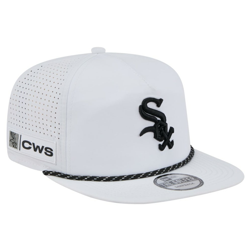 Chicago White Sox Perforated Golfer Snapback Hat White | New Era
