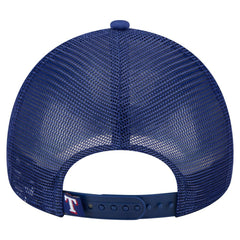 Texas Rangers Trucker A-Frame 9FORTY Adjustable Hat White/Royal | New Era