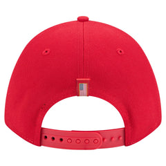 Los Angeles Angels American Flag 9FORTY M-Crown A-Frame Adjustable Hat Red | New Era