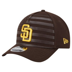 San Diego Padres American Flag 9FORTY M-Crown A-Frame Adjustable Hat Brown | New Era