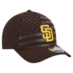 San Diego Padres American Flag 9FORTY M-Crown A-Frame Adjustable Hat Brown | New Era