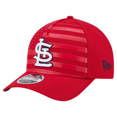 St. Louis Cardinals American Flag 9FORTY M-Crown A-Frame Adjustable Hat Red | New Era