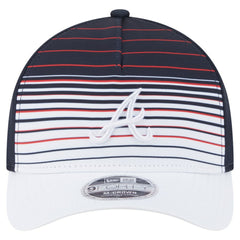 Atlanta Braves Gradient 9FORTY M-Crown Adjustable Hat Navy | New Era