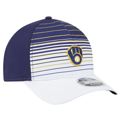 Milwaukee Brewers Gradient 9FORTY M-Crown Adjustable Hat Navy | New Era