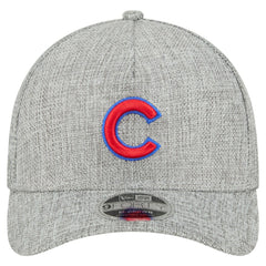 Chicago Cubs Cotton Weave M-Crown A-Frame 9FORTY Adjustable Hat Gray | New Era