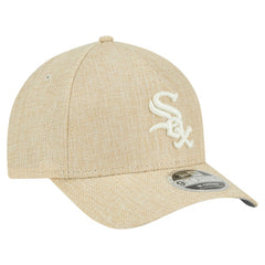 Chicago White Sox Cotton Weave M-Crown A-Frame 9FORTY Adjustable Hat Beige | New Era