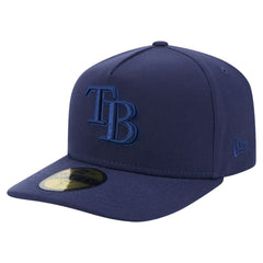 Tampa Bay Rays Color Pack A-Frame 59FIFTY Fitted Hat Navy | New Era