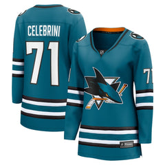 Macklin Celebrini San Jose Sharks Fanatics Women's Home Breakaway Jersey �Teal