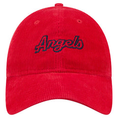 Los Angeles Angels Women's Corduroy 9TWENTY Adjustable Hat Red | New Era