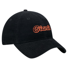 San Francisco Giants Women's Corduroy 9TWENTY Adjustable Hat Black | New Era