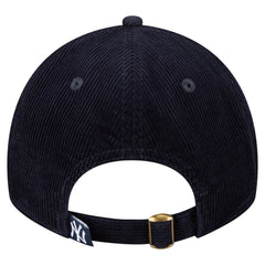 New York Yankees Women's Corduroy 9TWENTY Adjustable Hat Navy | New Era