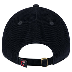 Cleveland Guardians Women's Corduroy 9TWENTY Adjustable Hat Navy | New Era