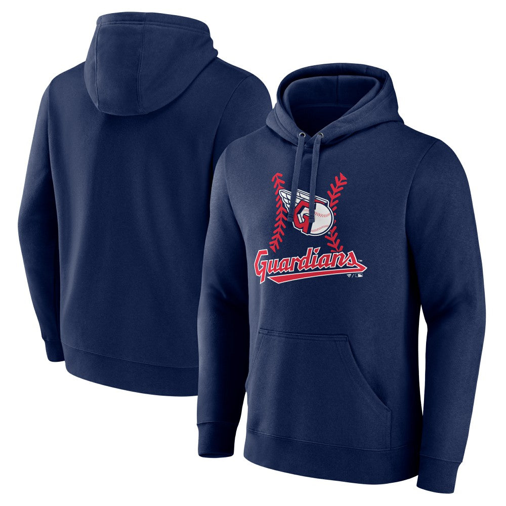 Cleveland Guardians Fastball Pullover Hoodie Navy