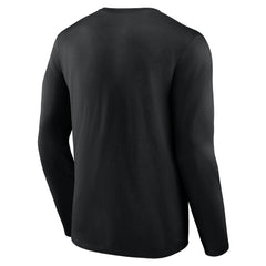 Cincinnati Reds Fastball Long Sleeve T-Shirt Black