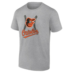 Baltimore Orioles Fastball T-Shirt Heather Gray