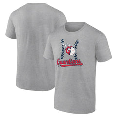 Cleveland Guardians Fastball T-Shirt Heather Gray