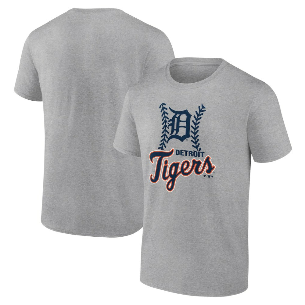 Detroit Tigers Fastball T-Shirt Heather Gray