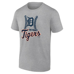 Detroit Tigers Fastball T-Shirt Heather Gray