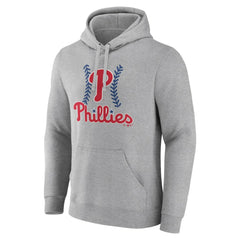 Philadelphia Phillies Fastball Pullover Hoodie Gray